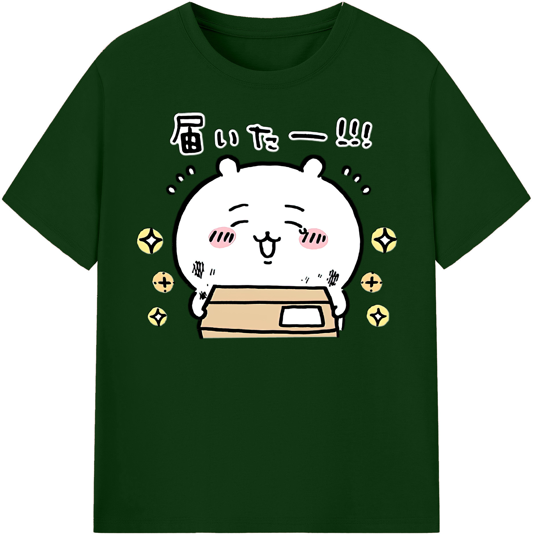 （画像用） ちいかわ ちいかわ Chii-kawa chiikawa 綿100％半袖Tシャツ（フロントプリント）